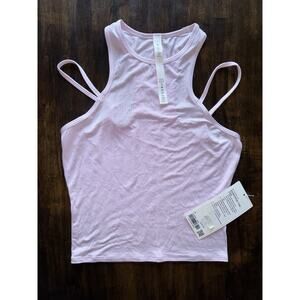 Lululemon Double Strap Yoga Tank NWT pink size 4